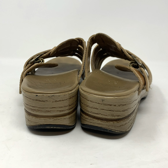 Dansko Marion Tan Leather Strappy Sandals Size 39 - Picture 3 of 4